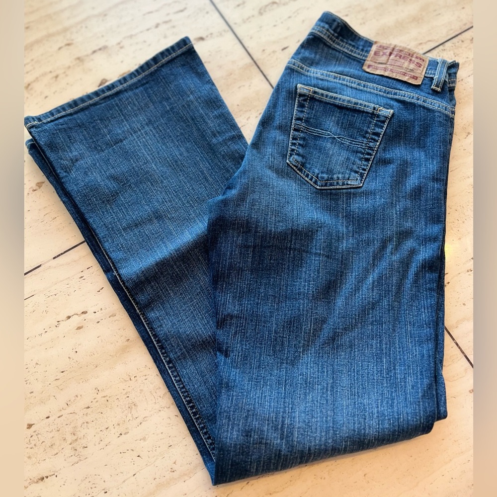Vintage Express Precision Fit CETINE Dark Blue Denim Jeans